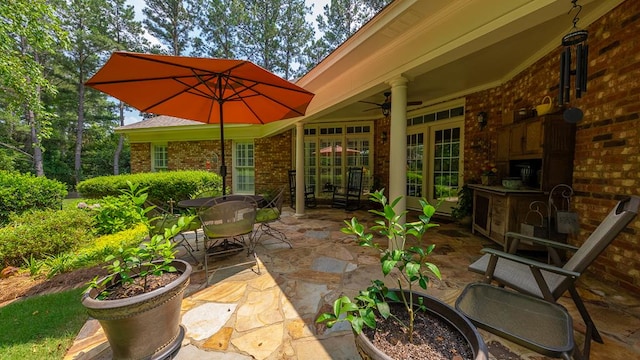 9011 Travelers Way, Midland, GA 31820 - view of patio / terrace with outdoor dining space