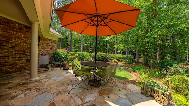 9011 Travelers Way, Midland, GA 31820 - view of patio with outdoor dining space