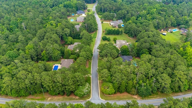 9011 Travelers Way, Midland, GA 31820 - aerial view of property's location with a heavily wooded area