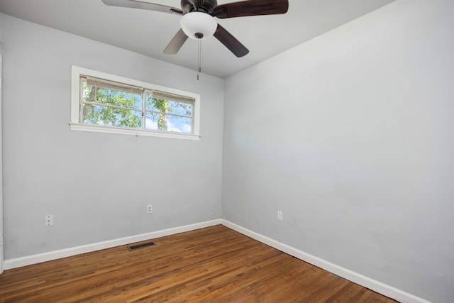 956 Lake Rushin Dr, Columbus, GA 31907 - unfurnished room featuring wood finished floors and ceiling fan