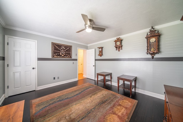 5 Mallard Ct, Midland, GA 31820 - dining area featuring wood-type flooring, a ceiling fan, and crown molding