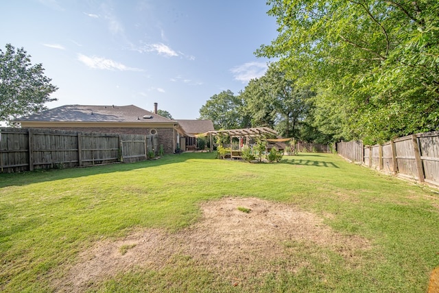 5 Mallard Ct, Midland, GA 31820 - fenced backyard featuring a pergola