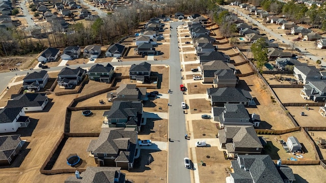 aerial view featuring a residential view