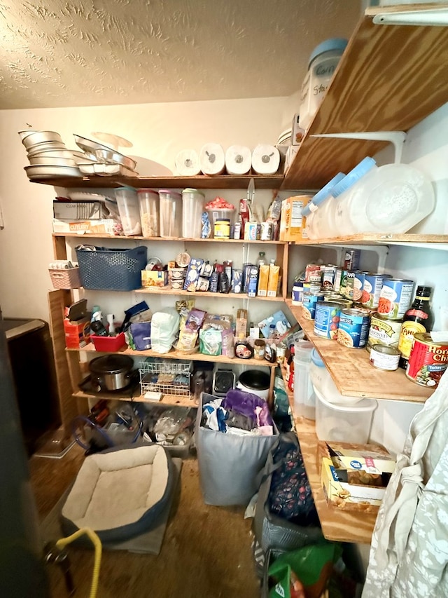 view of storage area