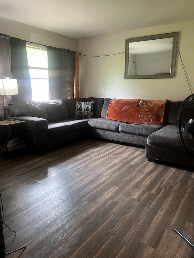 4268 Yates Dr, Columbus, GA 31907 - living area with wood finished floors