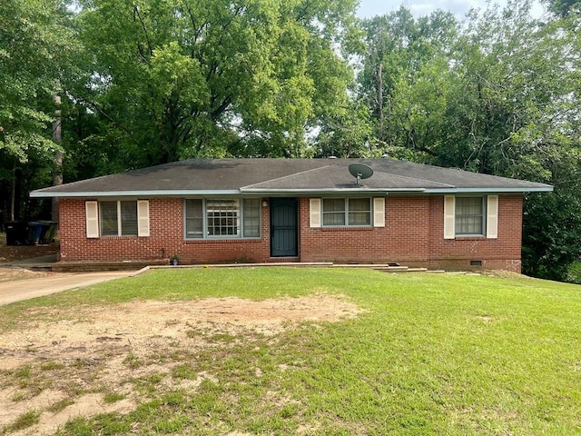 4268 Yates Dr, Columbus, GA 31907 - ranch-style house featuring a front lawn and brick siding