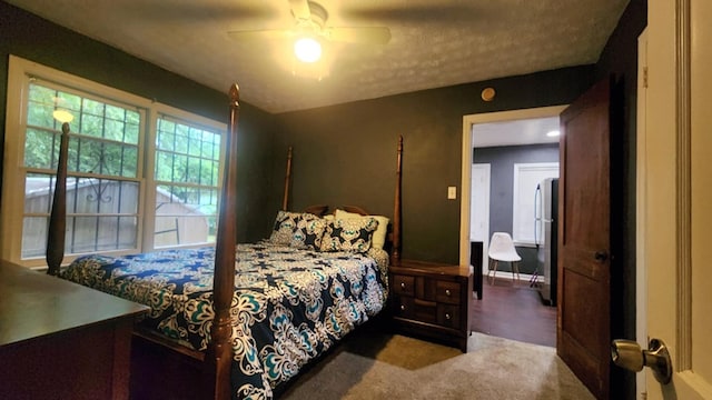 1434 John Smith Ave, Columbus, GA 31903 - bedroom with freestanding refrigerator and carpet