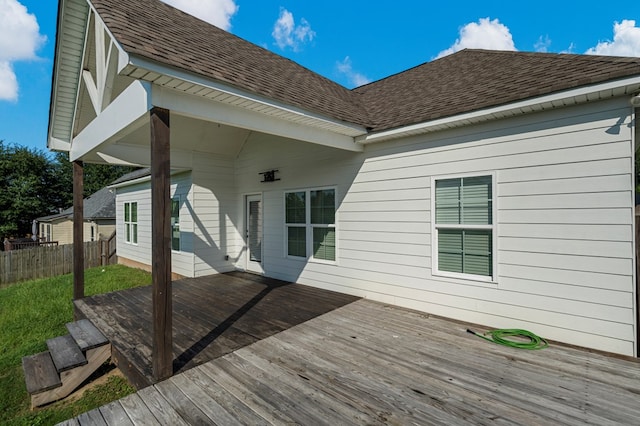 3102 Gatewood Dr, Phenix City, AL 36870 - view of wooden terrace