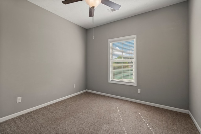3102 Gatewood Dr, Phenix City, AL 36870 - unfurnished room featuring ceiling fan and carpet floors