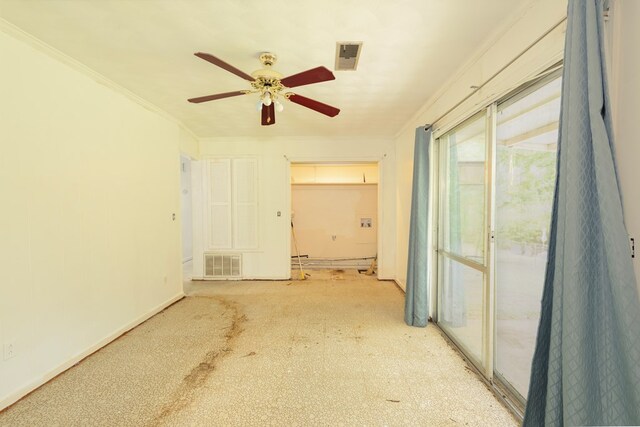 433 Olsen Ave, Columbus, GA 31907 - spare room featuring a ceiling fan and carpet flooring