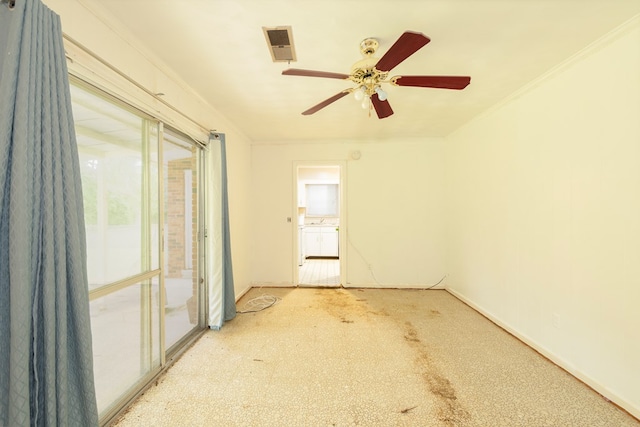 433 Olsen Ave, Columbus, GA 31907 - carpeted spare room with ceiling fan and baseboards
