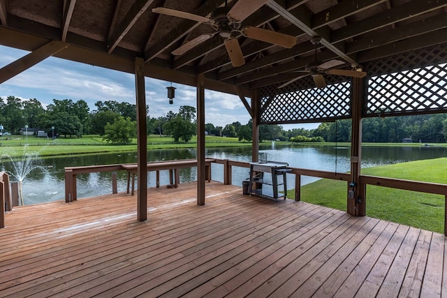 175 Slaughter Dr, Waverly Hall, GA 31831 - dock featuring a water view and view of wooded area