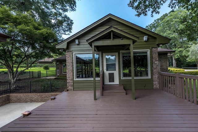 175 Slaughter Dr, Waverly Hall, GA 31831 - view of wooden terrace