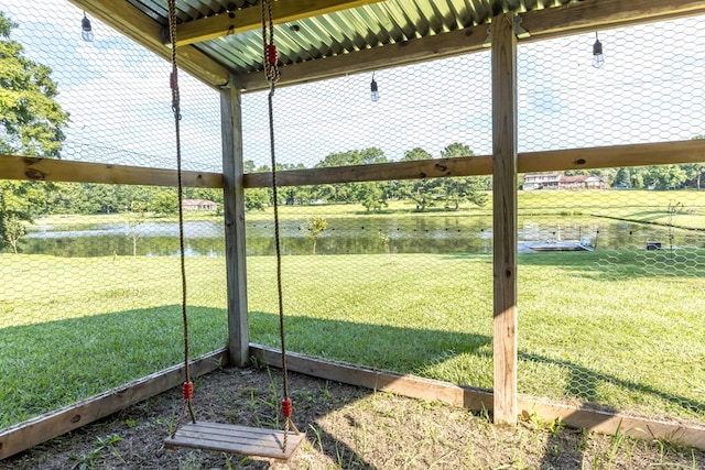175 Slaughter Dr, Waverly Hall, GA 31831 - view of green lawn with a water view