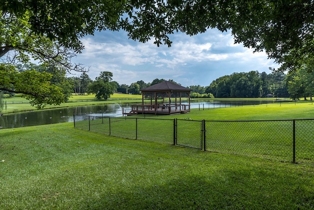 175 Slaughter Dr, Waverly Hall, GA 31831 - view of home's community featuring a gazebo and a water view
