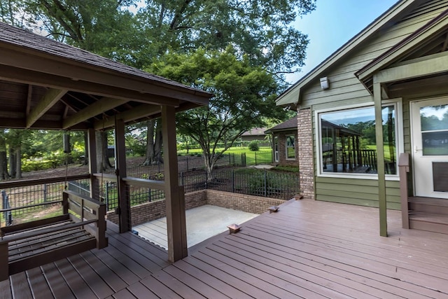 175 Slaughter Dr, Waverly Hall, GA 31831 - view of wooden terrace