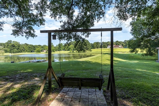 175 Slaughter Dr, Waverly Hall, GA 31831 - surrounding community with a water view and a lawn