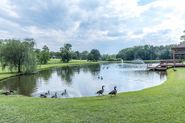 175 Slaughter Dr, Waverly Hall, GA 31831 - water view featuring a gazebo