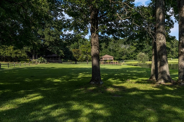 175 Slaughter Dr, Waverly Hall, GA 31831 - view of yard featuring a gazebo