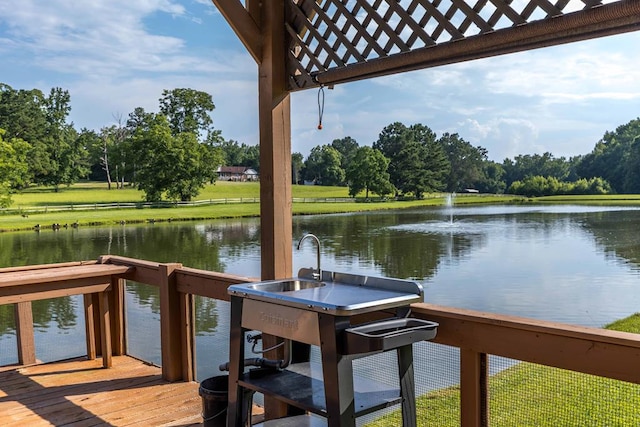 175 Slaughter Dr, Waverly Hall, GA 31831 - dock with a water view and view of wooded area