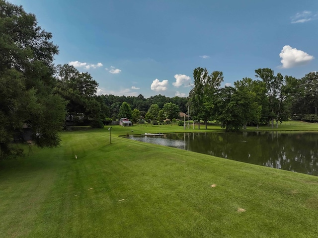 175 Slaughter Dr, Waverly Hall, GA 31831 - view of home's community featuring a water view and a lawn