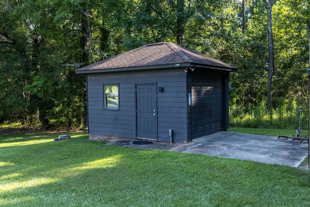 175 Slaughter Dr, Waverly Hall, GA 31831 - view of outdoor structure with a forest view