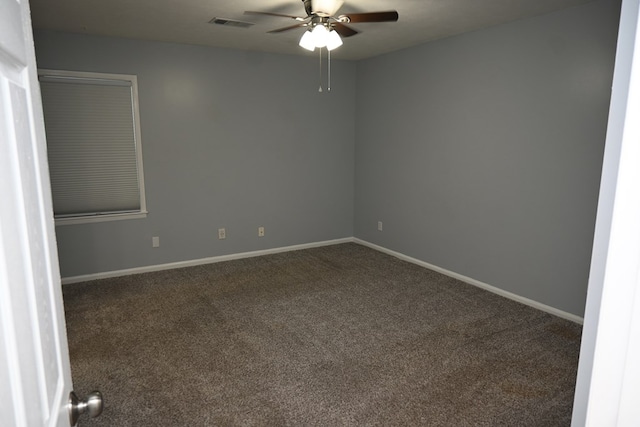 3919 Gray Fox Dr, Columbus, GA 31909 - carpeted empty room with a ceiling fan and baseboards