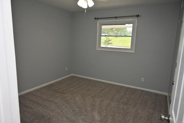 3919 Gray Fox Dr, Columbus, GA 31909 - empty room with carpet floors and a ceiling fan