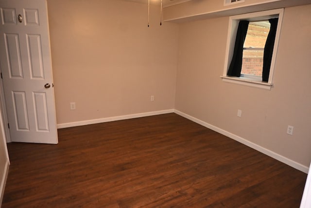 3919 Gray Fox Dr, Columbus, GA 31909 - empty room with dark wood-style flooring and ceiling fan