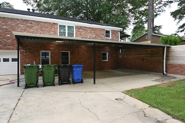 3919 Gray Fox Dr, Columbus, GA 31909 - view of side of property with driveway and brick siding
