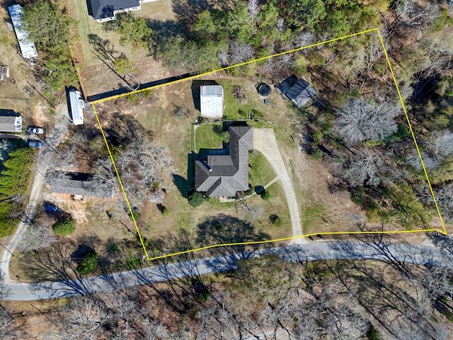 15 Whitetail Rd, Seale, AL 36875 - aerial overview of property's location featuring property parcel outlined