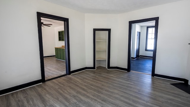 1312 Juniper St, Lagrange, GA 30240 - empty room featuring dark wood finished floors and baseboards
