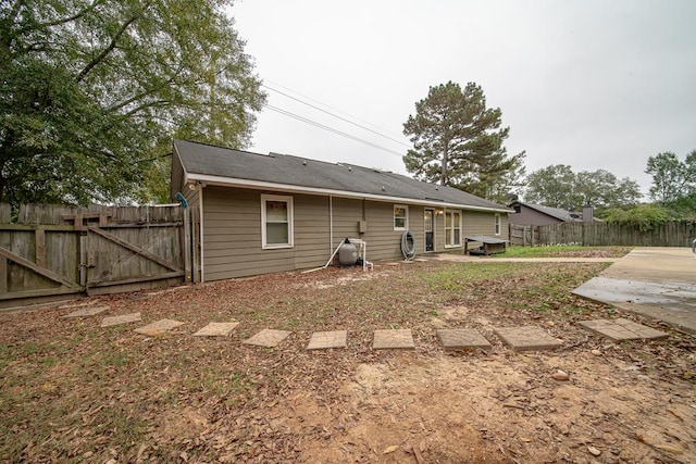 rear view of property with a patio