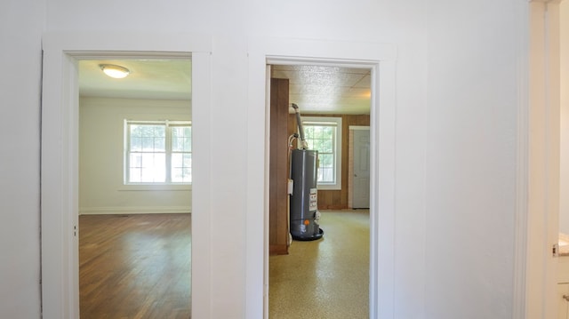 400 Lawrence St, Hogansville, GA 30230 - hall with water heater and an ornate ceiling