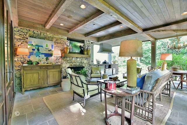 6528 Standing Boy Dr, Columbus, GA 31904 - view of patio with an outdoor kitchen