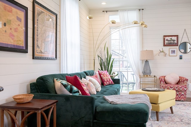 617 3rd Ave, Columbus, GA 31901 - living area featuring wooden walls