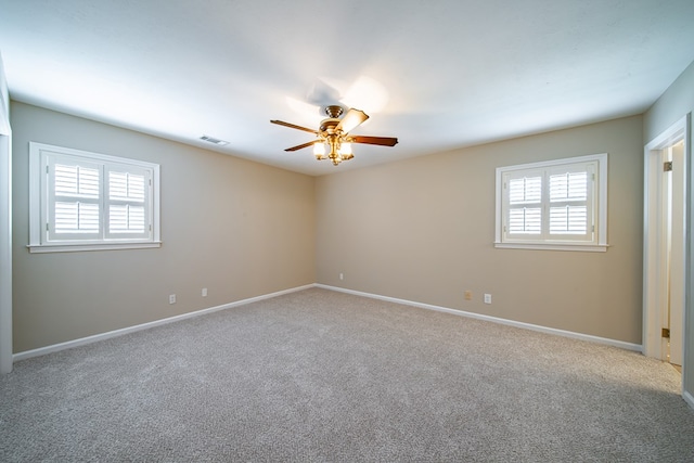 2310 Nottingham Dr, Columbus, GA 31904 - carpeted spare room with a ceiling fan and baseboards