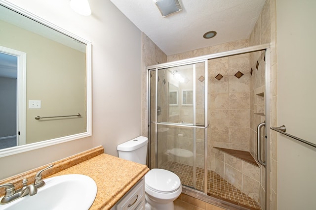 2310 Nottingham Dr, Columbus, GA 31904 - full bathroom with vanity, toilet, and a stall shower