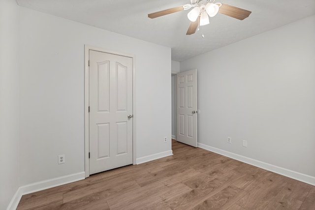180 Plum Ct, Columbus, GA 31909 - unfurnished bedroom with light wood-style flooring and a ceiling fan