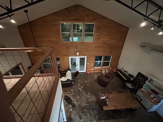 129 Hayes Rd, Mauk, GA 31058 - rear view of house featuring french doors