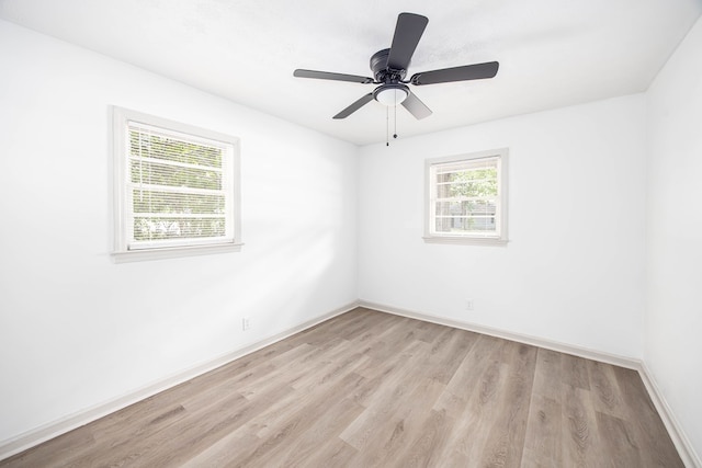 2104 Wellborn Dr, Columbus, GA 31907 - empty room with light wood-style floors and ceiling fan