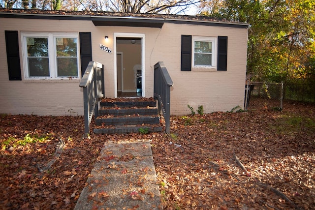 view of front of property