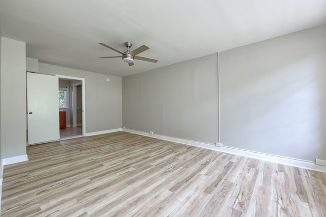 3775 Steam Mill Rd, Columbus, GA 31906 - spare room featuring ceiling fan and light wood-type flooring