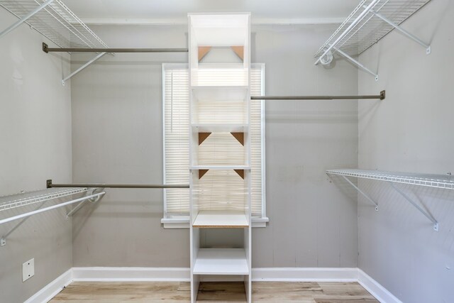 3775 Steam Mill Rd, Columbus, GA 31906 - walk in closet with wood finished floors