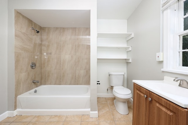 3775 Steam Mill Rd, Columbus, GA 31906 - full bathroom featuring vanity, tile patterned floors, and shower / bath combination