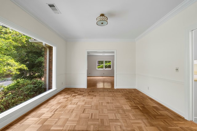 1425 Dartmouth Rd, Columbus, GA 31904 - spare room featuring baseboards and crown molding