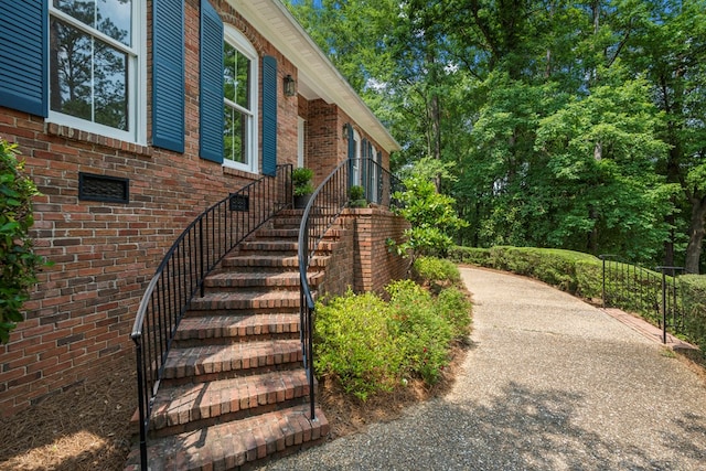 1425 Dartmouth Rd, Columbus, GA 31904 - doorway to property featuring brick siding