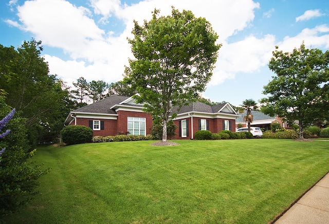 1013 Annbriar Ln, Columbus, GA 31909 - view of front of home with a front lawn and brick siding