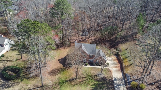aerial view of property's location