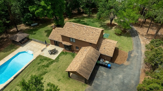 drone / aerial view